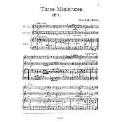 George Rathbone: Three Miniatures