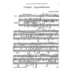 Henry, J H Allegro Appassionato Vln/Pf