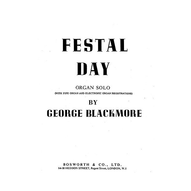 George Blackmore: Festal Day