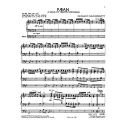 Oliphant Chuckerbutty: Paean Fanfare