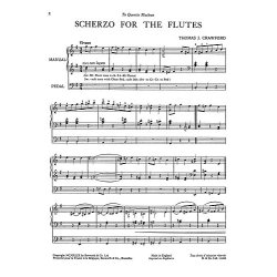 Thomas J. Crawford: Scherzo For Flutes for Organ