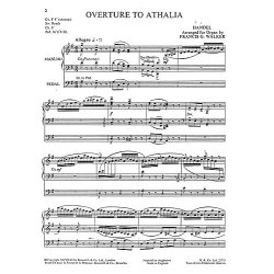 G. F. Handel: Overture To Athalia (Organ)