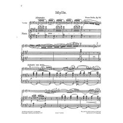 Franz Drdla: Idyll For Violin And Piano Op.37 No.1