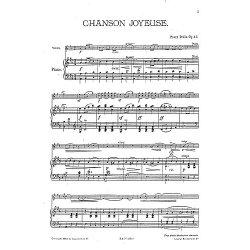 Franz Drdla: Chanson Joyeuse For Violin And Piano Op.43