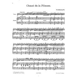 Franz Drdla: Chant De La Fileuse Op.70