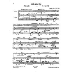 Franz Drdla: Sehnsucht Op.228