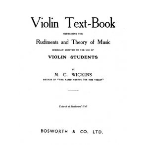 Wickins, M C The New Approach Violin Text Book