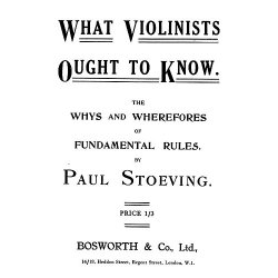 What Violinists Ought To Know