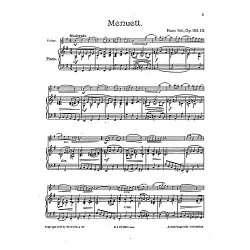 Sitt, H Menuet Souvenir Suite Op.105/3 Vln/Pf