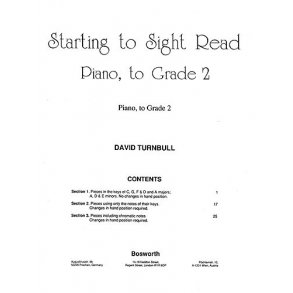 David Turnbull: Starting To Sight Read Piano To Grade 2