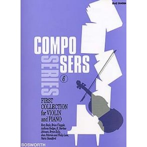 Composers Series 6 First Collection For Violin And Piano