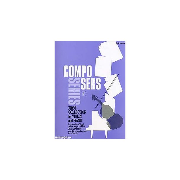Composers Series 6 First Collection For Violin And Piano