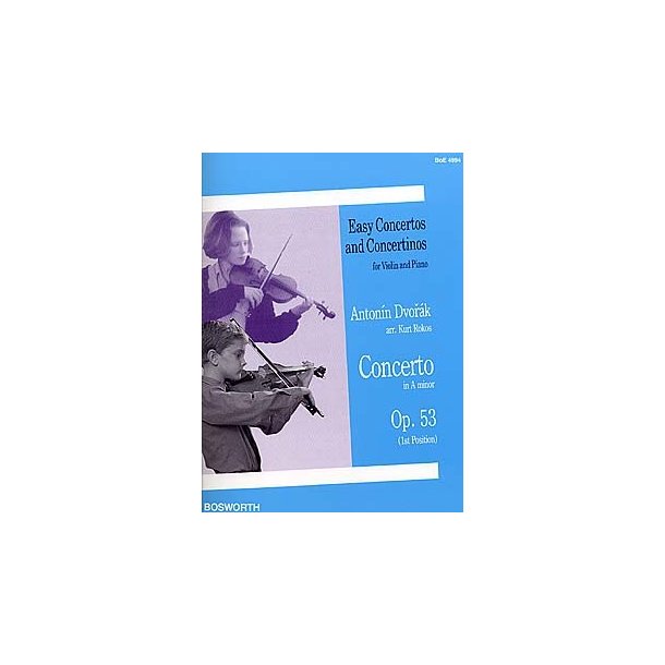 Antonin Dvorak (Arr. Rokos): Concerto In A Minor For Violin And Piano Op.53