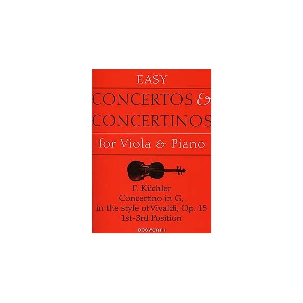 Ferdinand Kuchler: Concertino in G Op.15 (Viola/Piano)