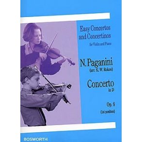 Niccolo Paganini: Violin Concerto in D Op.6 (1st Position)