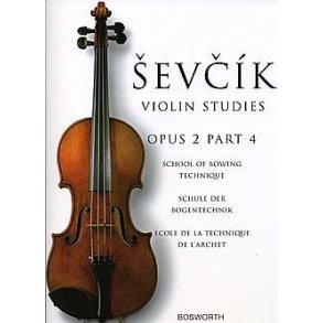 Sevcik Violin Studies: School Of Bowing Technique Opus 2 Part 4