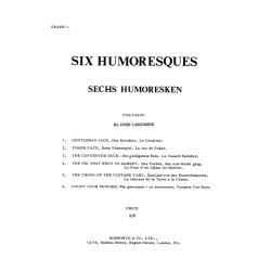 Longmire, J: Six Humoresques: Pf