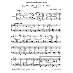 Joyce, A: Song Of The River: Pf