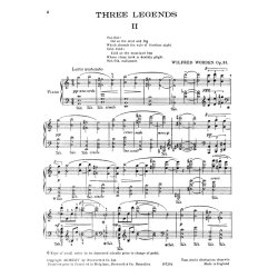 Worden, W^three Legends Op.33/2^pf
