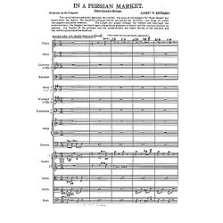 Albert Ketelbey: In A Persian Market (Score/Parts)