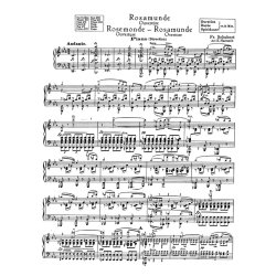 Schubert, F Rosamunde Overture (Haensch) Orch Pf Sc/Pts