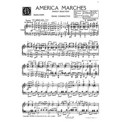 Barsotti, R America Marches Orch Pf Sc/Pts