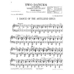 Sergei Prokofiev: Two Dances From Romeo And Juliet Ballet Suite No.2 (Score And Parts)