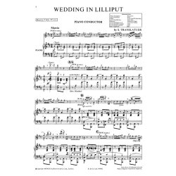 Translatuer, S Wedding In Lilliput Orch Pf Sc/Pts