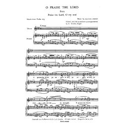 Greene, M O Praise The Lord Roper Unison And Piano