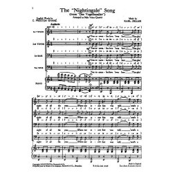 Zeller, C The Birdseller Nightingale Song Ttbb