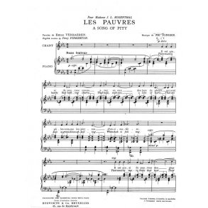 Joseph Jongen: Les Pauvres (Vocals And Piano Only)