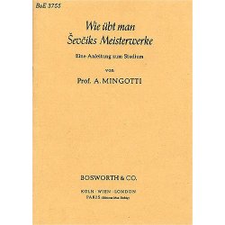 Anton Mingotti: Wie &Uuml;bt Man Sevciks Meisterwerke