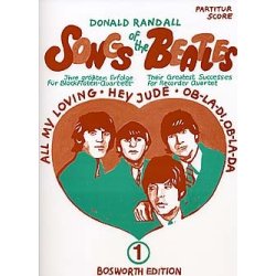 Songs Of The Beatles Vol.1 (Recorder Quartet) - Scores/Parts