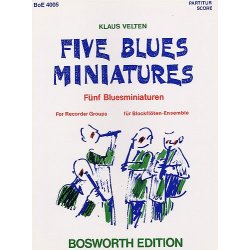 F&uuml;nf Bluesminiaturen