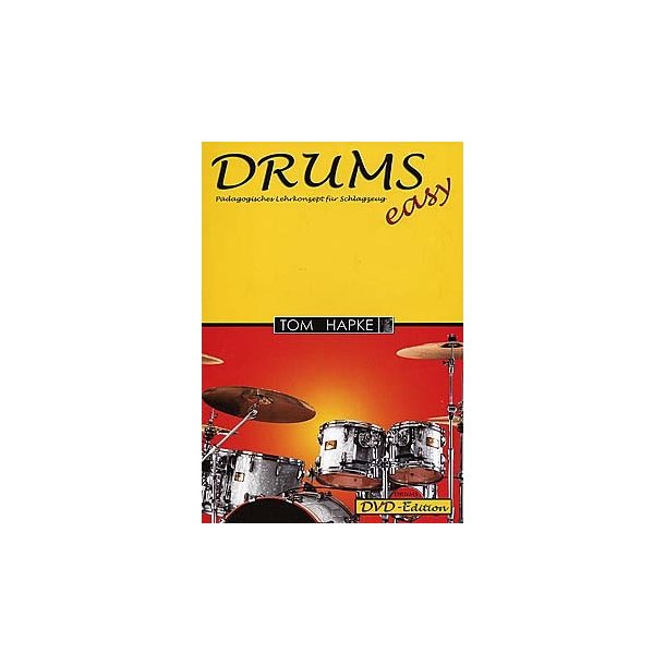 Tom Hapke: Drums (Easy) - P&auml;dagogisches Lehrkonzept f&uuml;r Schlagzeug (Book/DVD)