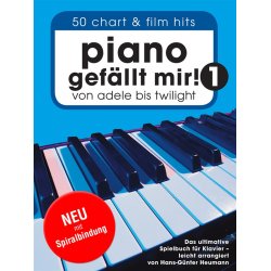 Piano Gef&auml;llt Mir! 50 Chart & Film Hits (Spiral Bound)
