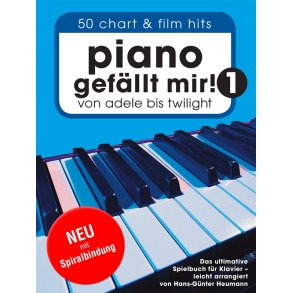 Piano Gefällt Mir! 50 Chart & Film Hits (Spiral Bound)