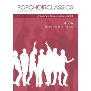 Pop Choir Classics: ABBA - Thank You For The Music (SSATB)