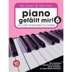 Piano Gef&auml;llt Mir! 50 Chart Und Film Hits - Band 6 (Book/CD)