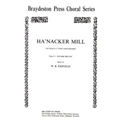 William Pasfield: Ha'nacker Mill (TTBB)