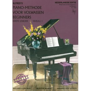 Alfred's Piano-Methode Voor Volwassen Beginners: Eerste Lesboek - Niveau 1 (Book Only) (Dutch Language)
