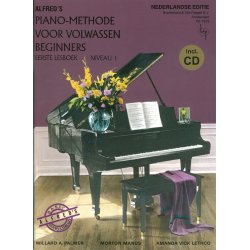 Alfred's Piano-Methode Voor Volwassen Beginners: Eerste Lesboek - Niveau 1 (Book/CD) (Dutch Language)
