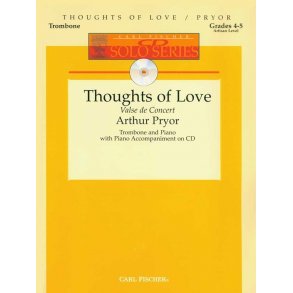 Arthur Pryor: Thoughts of Love (Valse de Concert) - Trombone or Baritone B.C. and Piano