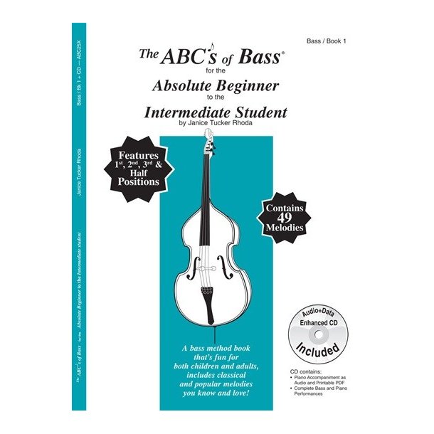 Janice Tucker Rhoda: The ABCs Of Bass For The Absolute Beginner To The Intermediate Student (Book/CD)