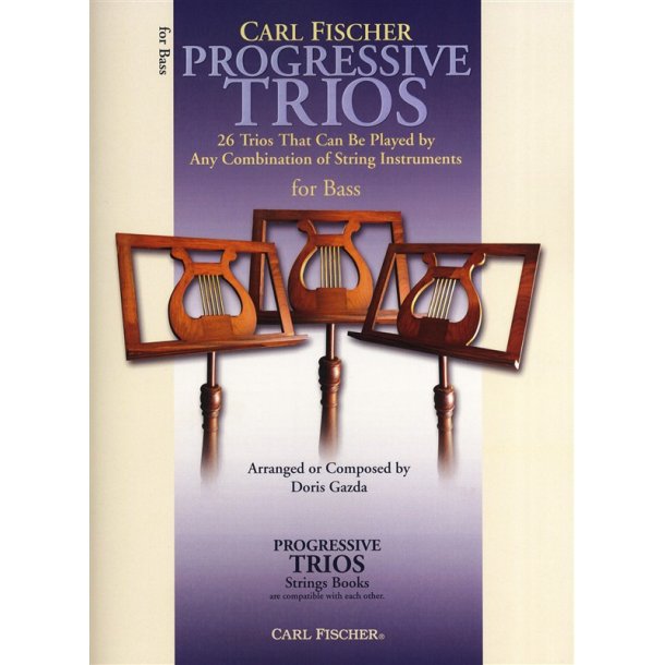 Progressive Trios - 26 Trios For Any Combination Of String Instruments (Bass)