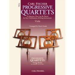 Progressive Quartets For Strings - Viola
