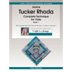 Janice Tucker Rhoda: Complete Technique For Viola - Book 1