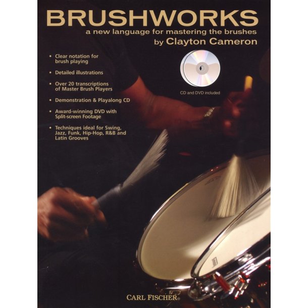 Clayton Cameron: Brushworks (Book/DVD/CD)