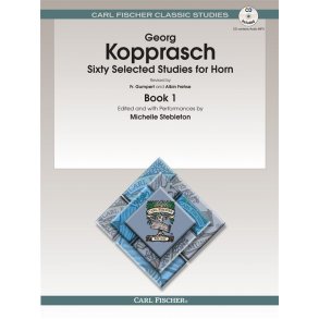 Georg Kopprasch: Sixty Selected Studies For Horn - Book 1/CD