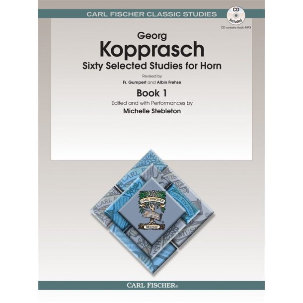 Georg Kopprasch: Sixty Selected Studies For Horn - Book 1/CD